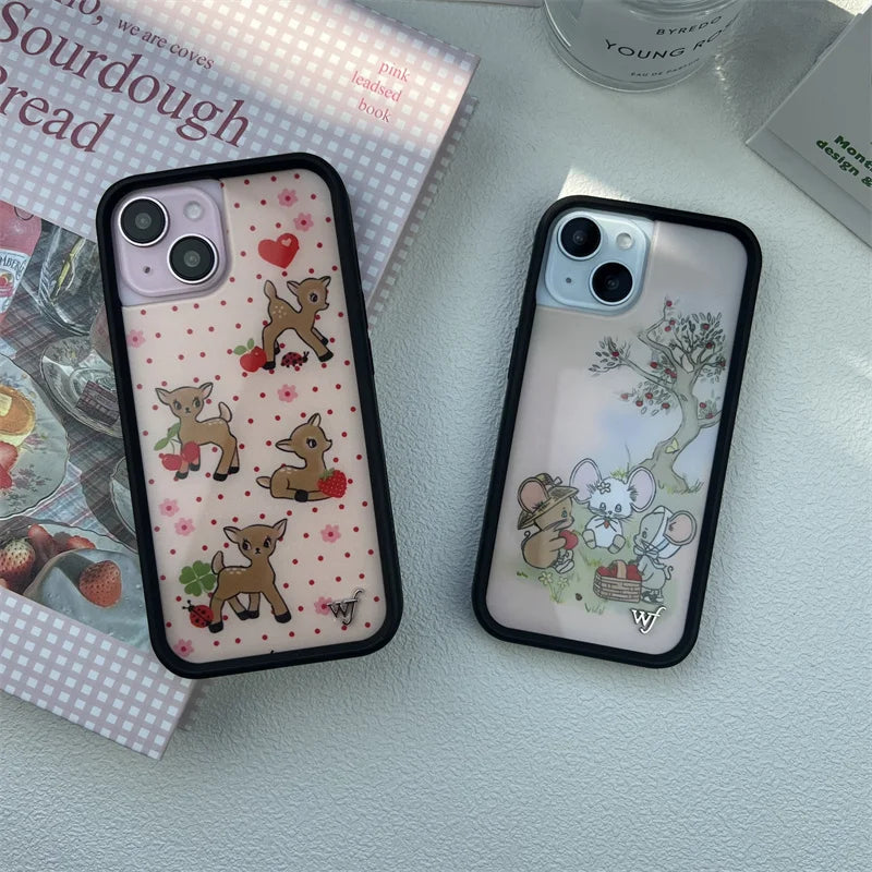 Wildflower Stern Reh Hülle für iPhone 17 Pro Max