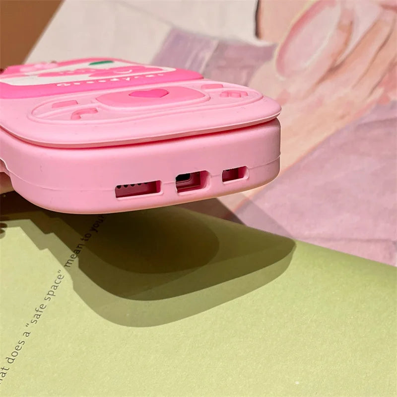 Süße 3D-Spiegelhülle mit Schleife für iPhone