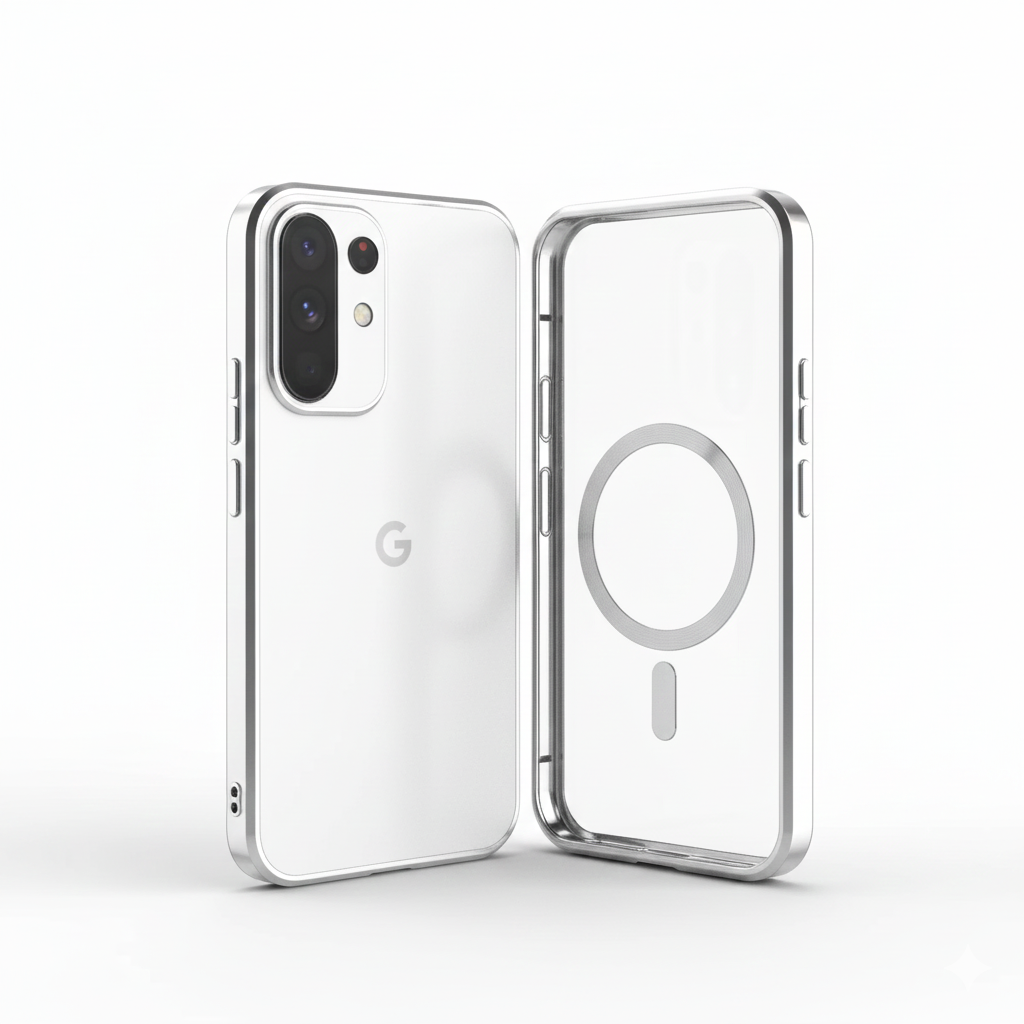 Aluminium Metallhülle für Google Pixel 10, Stoßfest