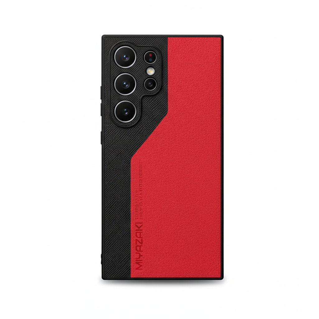 Luxus Doppel Farb PU Leder Hülle für Samsung Galaxy