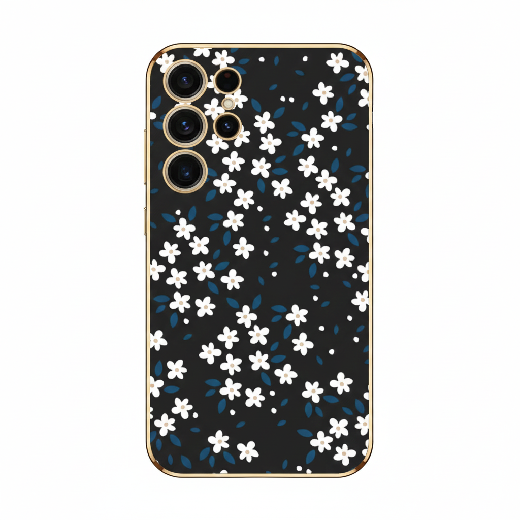 Stylish floral case for Samsung Galaxy S25 Ultra