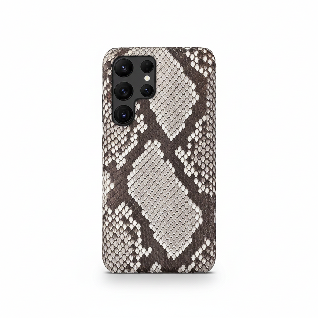 Python Leather Phone Case for Samsung S25