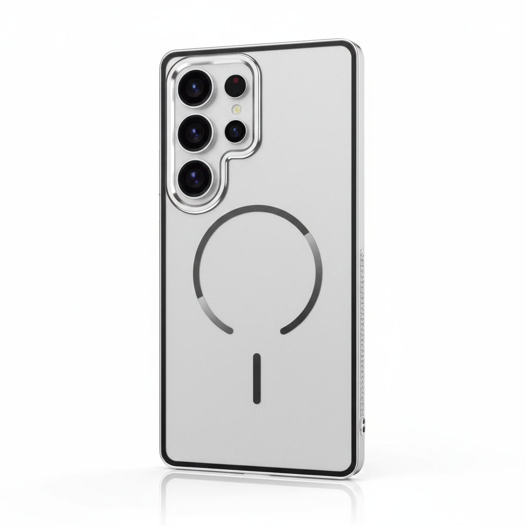Magnetic metal frame case for Samsung S25 Ultra