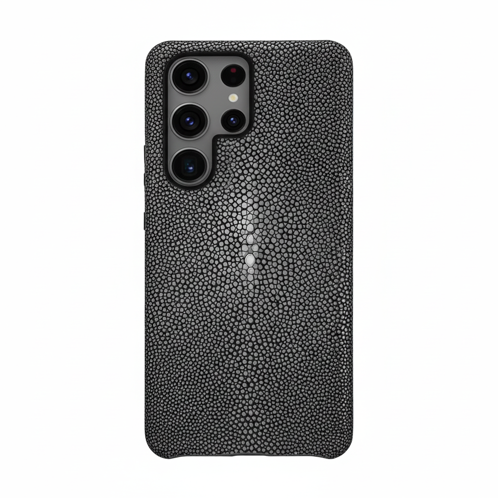 Echte Rochenleder Hülle für Samsung S25 Luxus