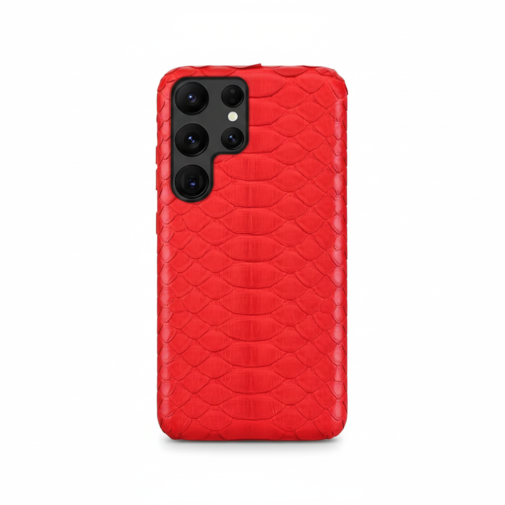 Python Leather Phone Case for Samsung S25