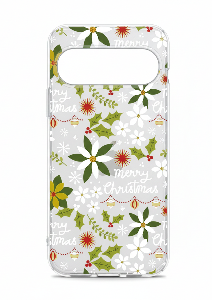 Weiche Weihnachts TPU Hülle für Google Pixel 8 9 und 10 Serie