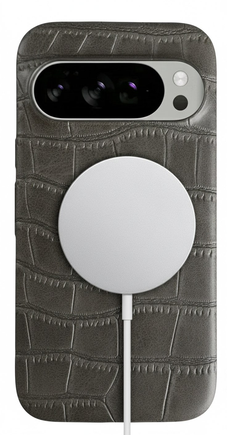 Magnetische Magsafe Lederhülle für Google Pixel 10