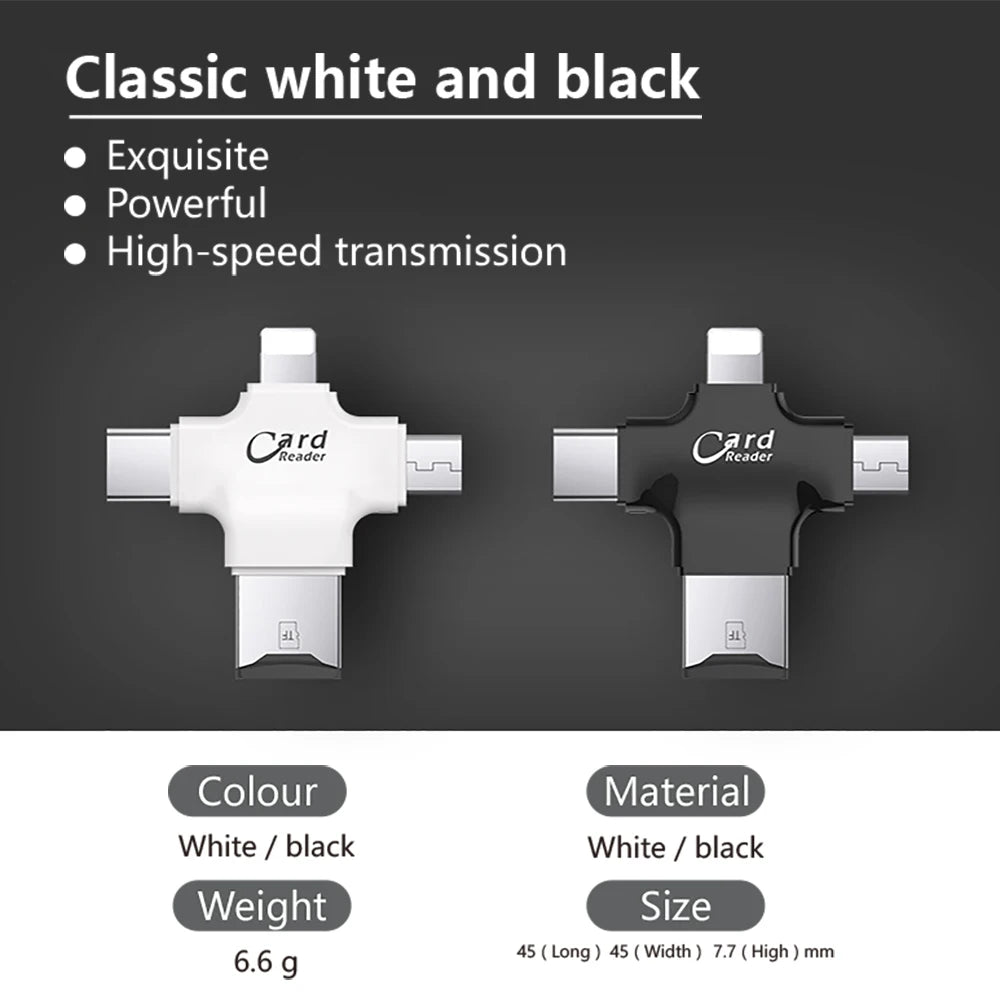 Micro SD TF Kartenleser Adapter für iPhone & Android