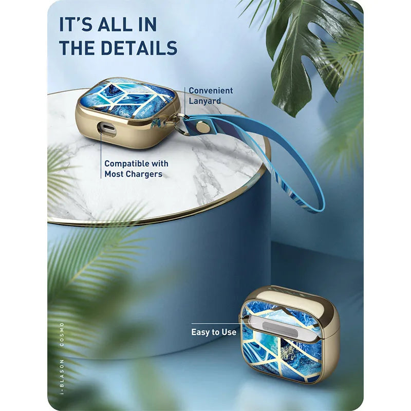 Stilvolle Marmor Schutzhülle für AirPods 3