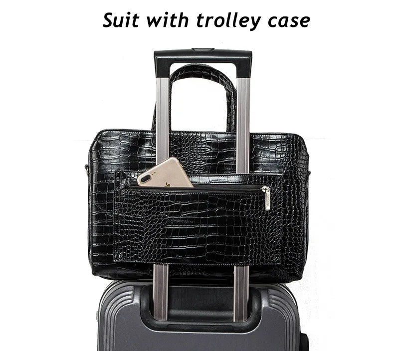 Marken Laptop Tasche PU Leder 13-16 Zoll