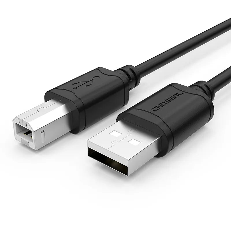 CHOSÉAL USB Druckerkabel USB A zu B 2.0