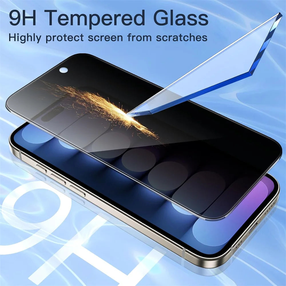 1–4 Stück iPhone Anti-Spionage Glas