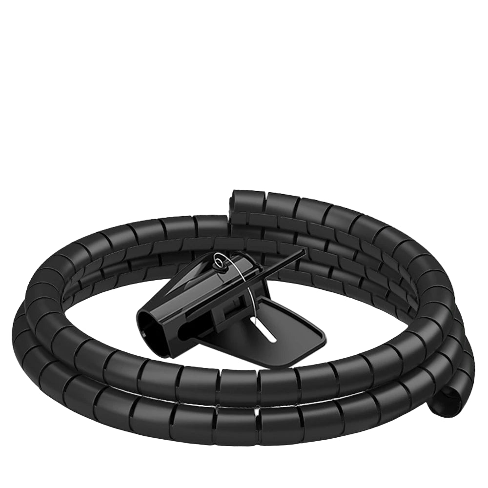 2m Spiralkabelschutz Flexible Kabel Organizer Rohr