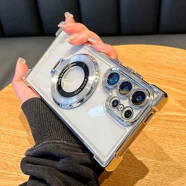 Luxury magnetic case for Samsung with stand