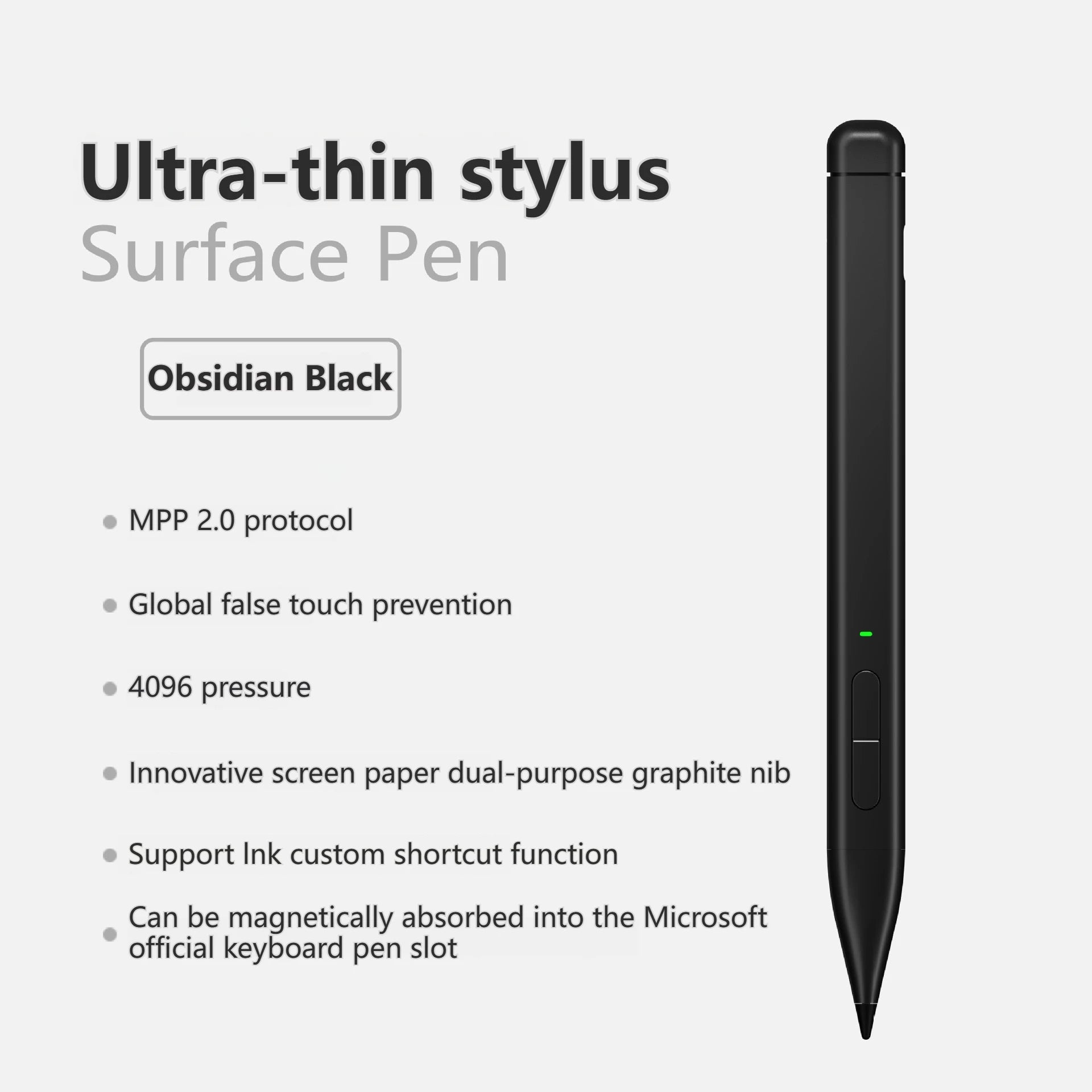 Tastatur für Surface Pro 2025 mit Touchpad & Beleuchtung