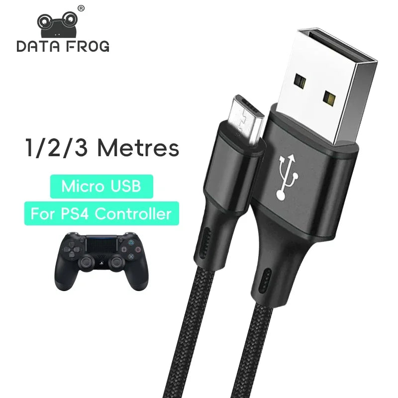 DATA FROG USB Ladegerät Kabel PS4 Controller