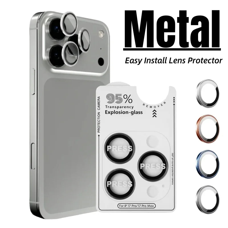AR AF Camera Lens Ring Protector for iPhone 17