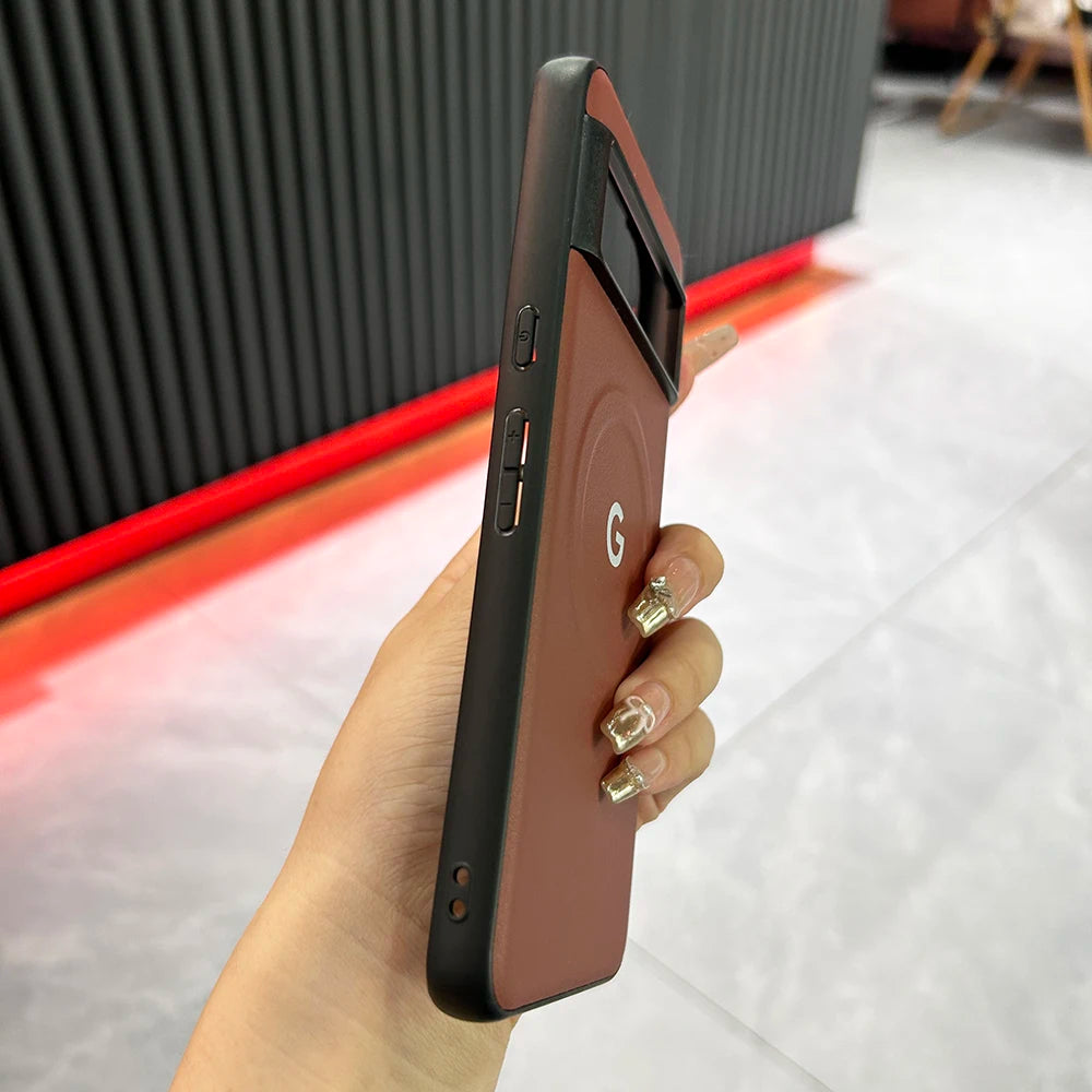 PU Leder Magsafe Hülle für Pixel 8/7