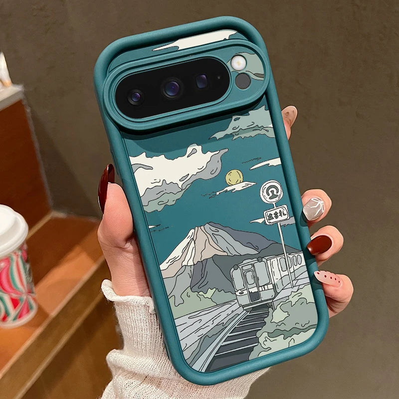 Landschaft TPU Hülle für Pixel 9/8/7