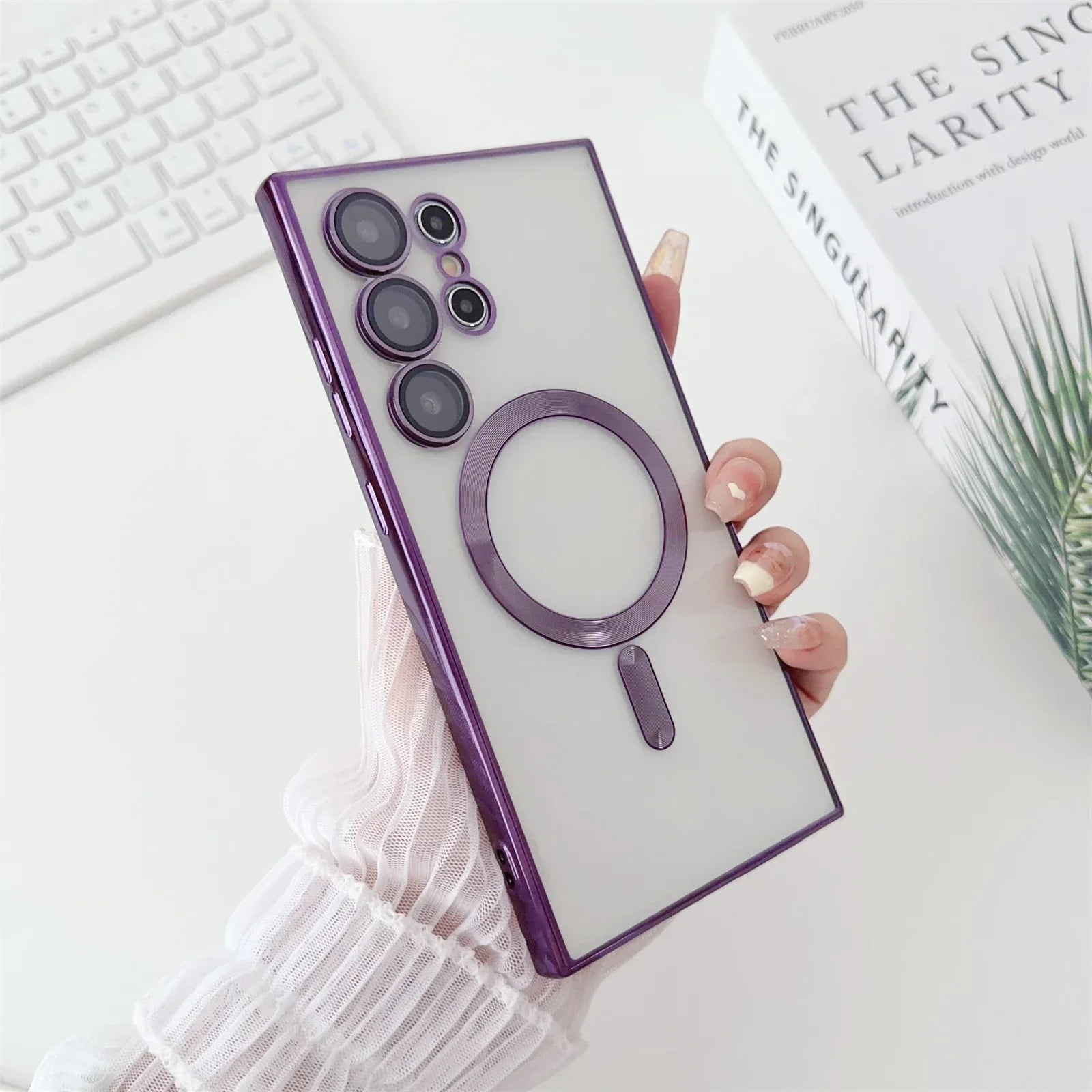 Magnetische Magsafe Hülle für Samsung S25/S24