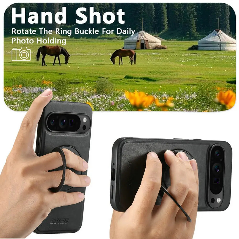 Pixel 10 9 Pro Hülle Stoßfest Magnetring Luxus