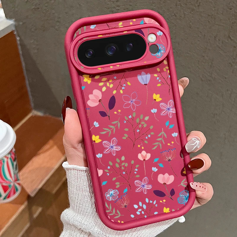 TPU Blumenhülle für Google Pixel 8–9 Pro