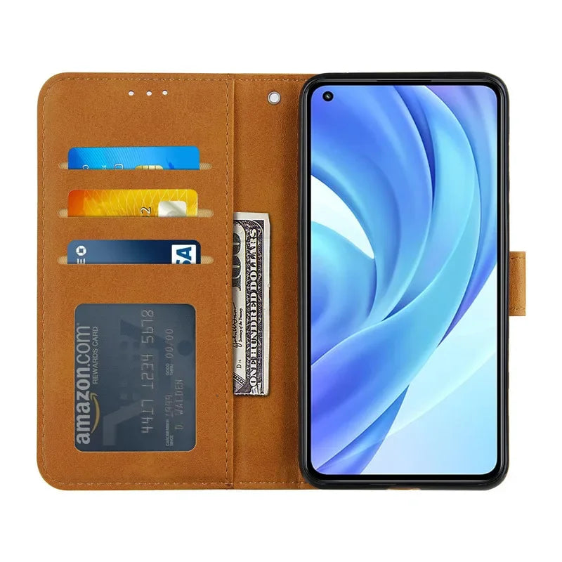 Leder Flip Hülle für Xiaomi Mi 11 Serie