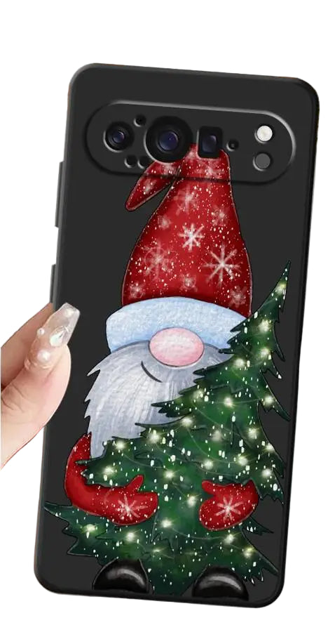 Weiche Weihnachtsmann Handyhülle TPU für Google Pixel 8 9 10 stoßfest kratzfest flexibel