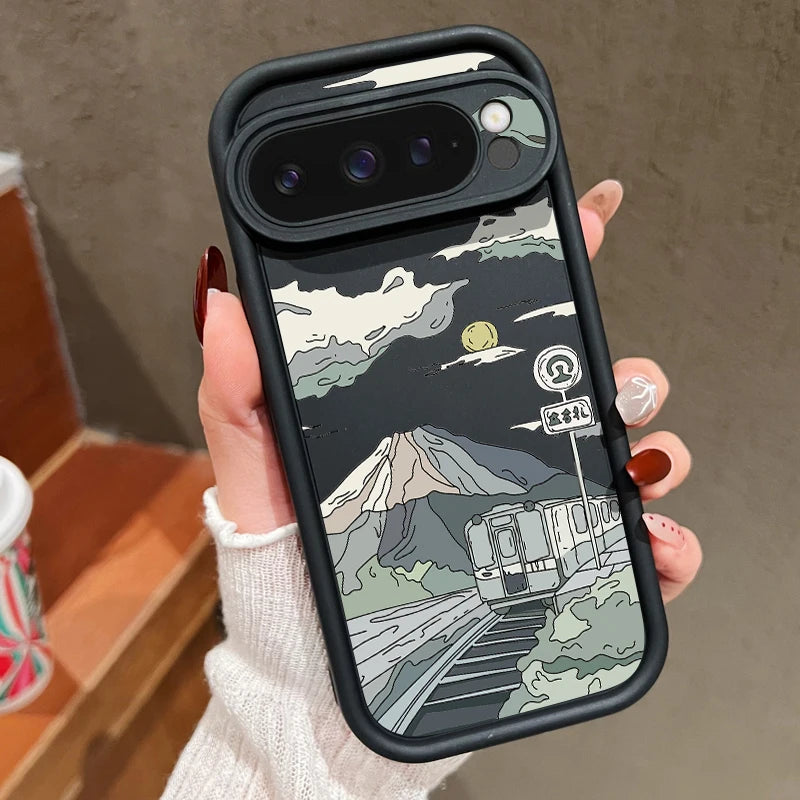 Einfarbige TPU-Hülle Pixel 8 7 Pro 9 XL