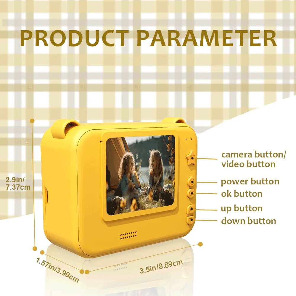 Digitale Kinderkamera Sofortdruck Mini HD Video