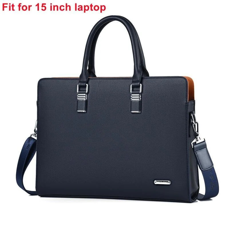 MOTAORA Echtleder Laptoptasche 14-15,6 Zoll