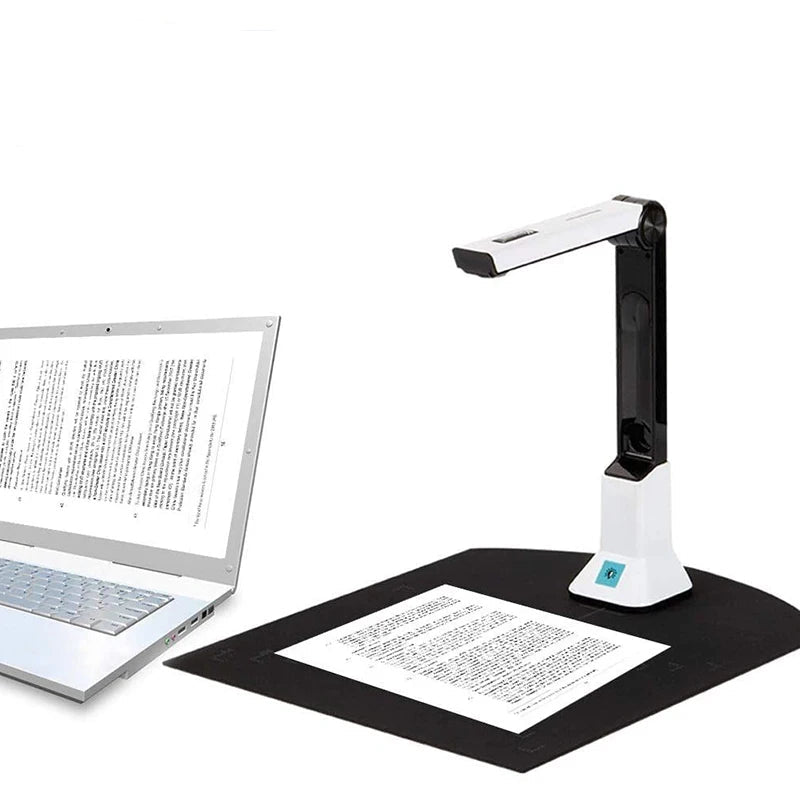 Portable A4 scanner with HD video recording