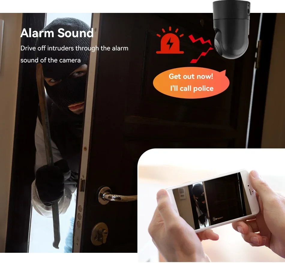 4MP 5G WLAN Baby Kamera mit Auto-Tracking & Audio