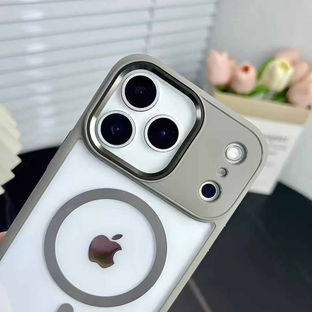 Magnethülle mit Metallrahmen für iPhone 17