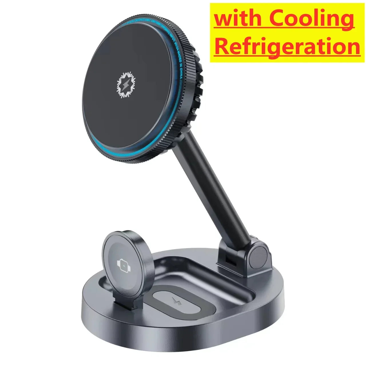 3-in-1 Qi2 Magnetisches Kühlladegerät für iPhone & Watch