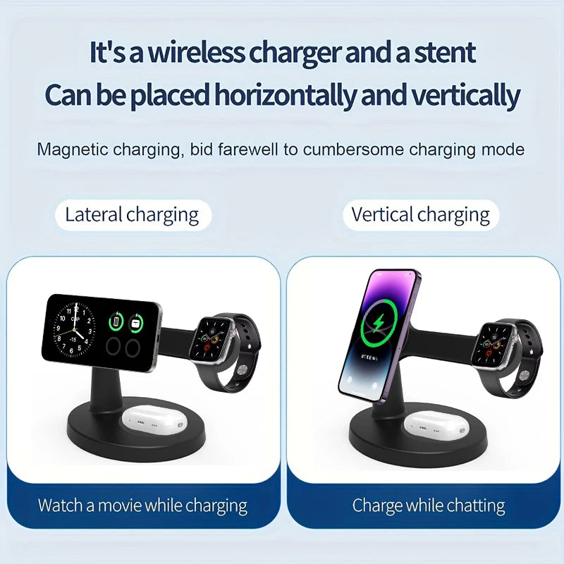 3-in-1 Magnetische Wireless Ladestation für Apple