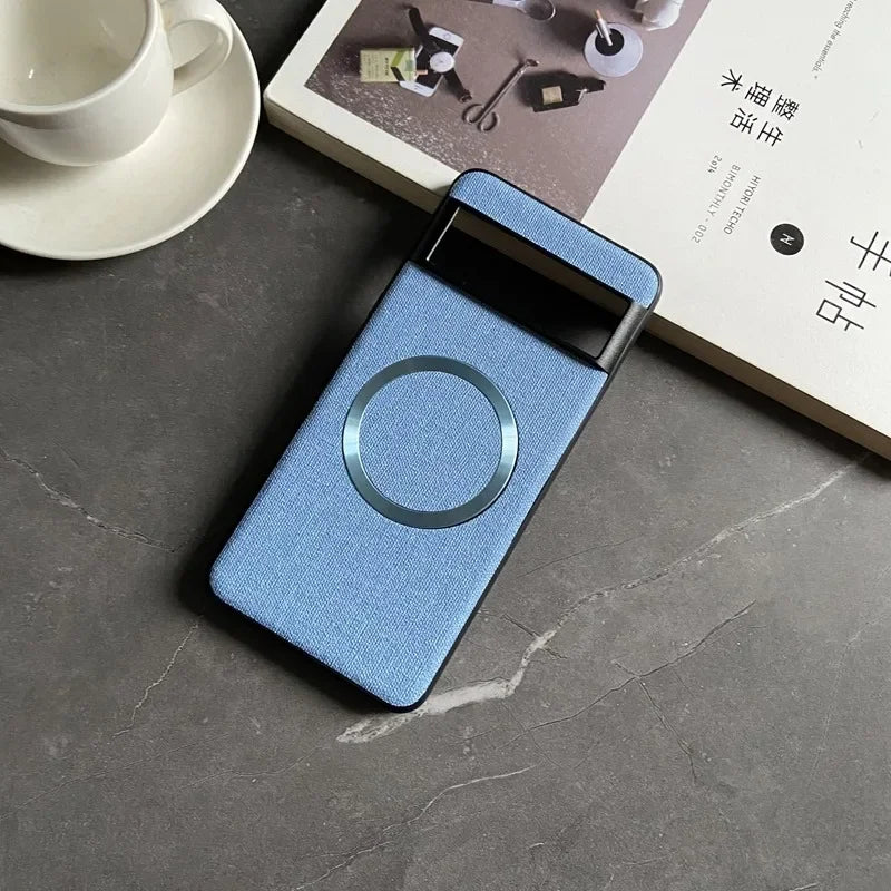 Luxus Magnet-Lederhülle für Pixel