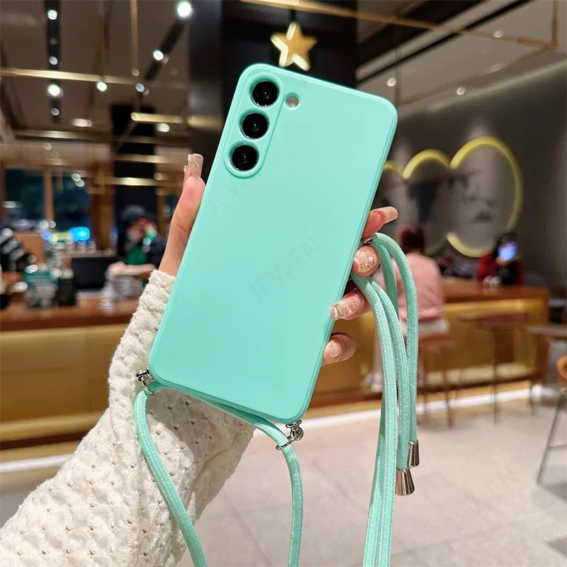 Verstellbare Crossbody Lanyard Hülle Samsung