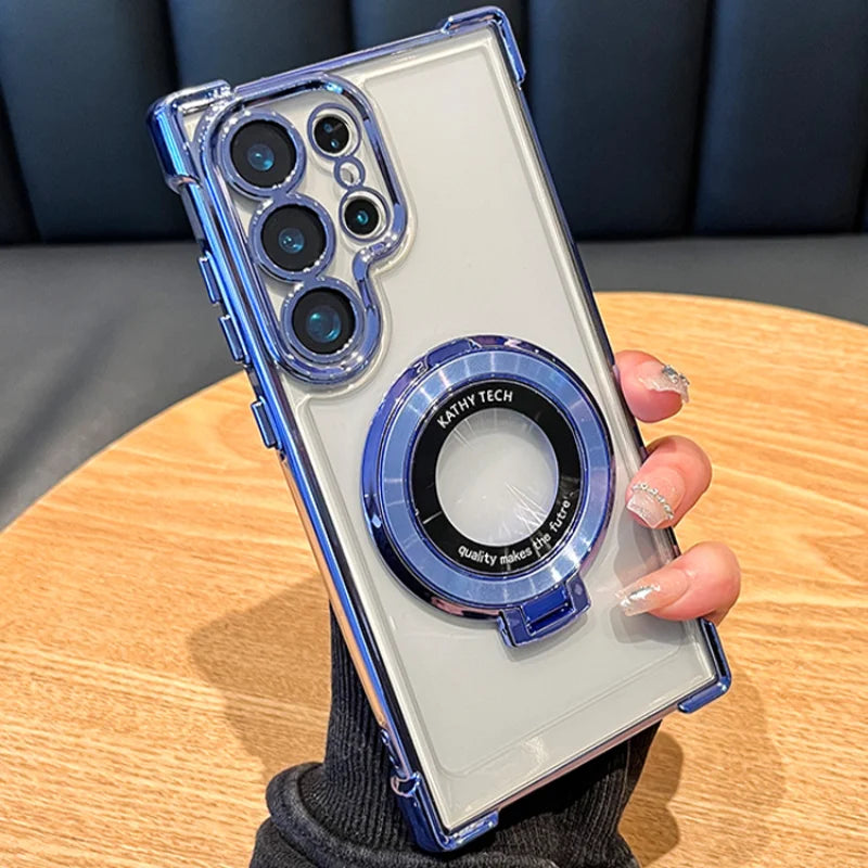 Luxury magnetic case for Samsung with stand