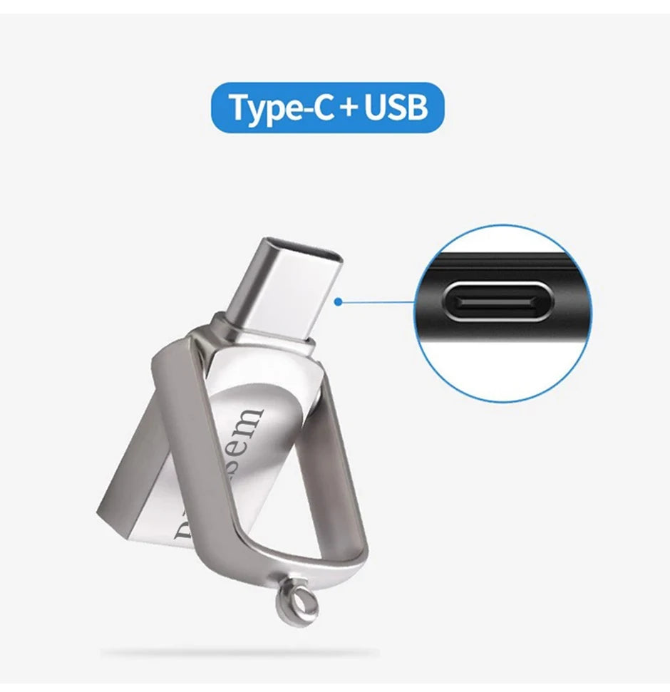 Clé USB 2 en 1 Bliksem 128 Go TYPE-C
