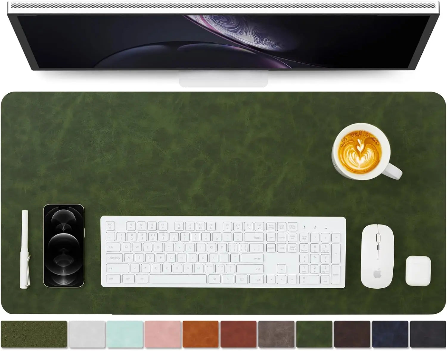 YSAGI Leder Schreibtischmatte PU