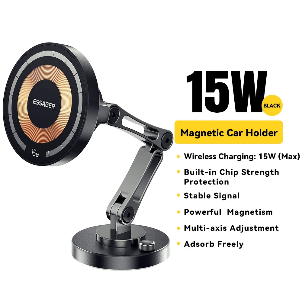 Magnetisches 15W Auto Ladegerät Halter für iPhone