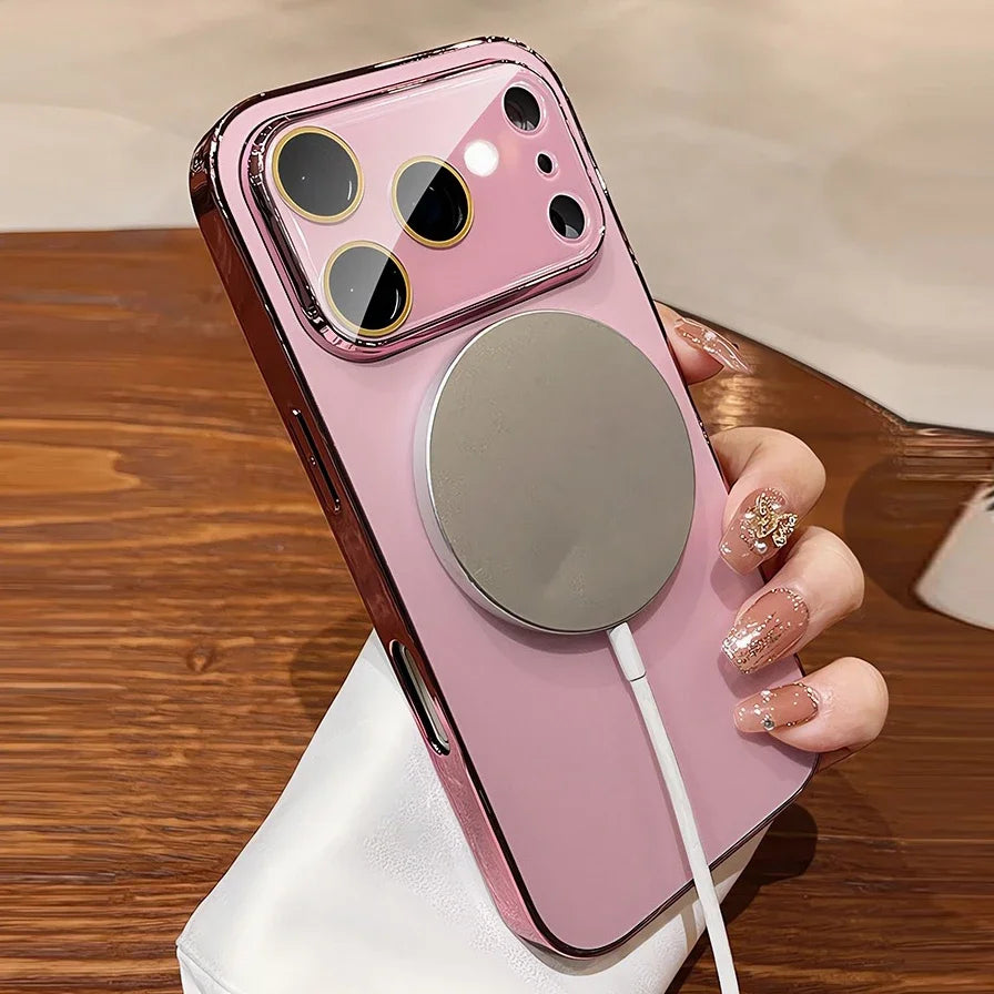 Magnetische Matte Magsafe Hülle mit Kamera Schutz