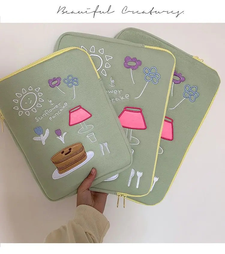 Koreanische süße Laptop-Tasche 13–16 Zoll