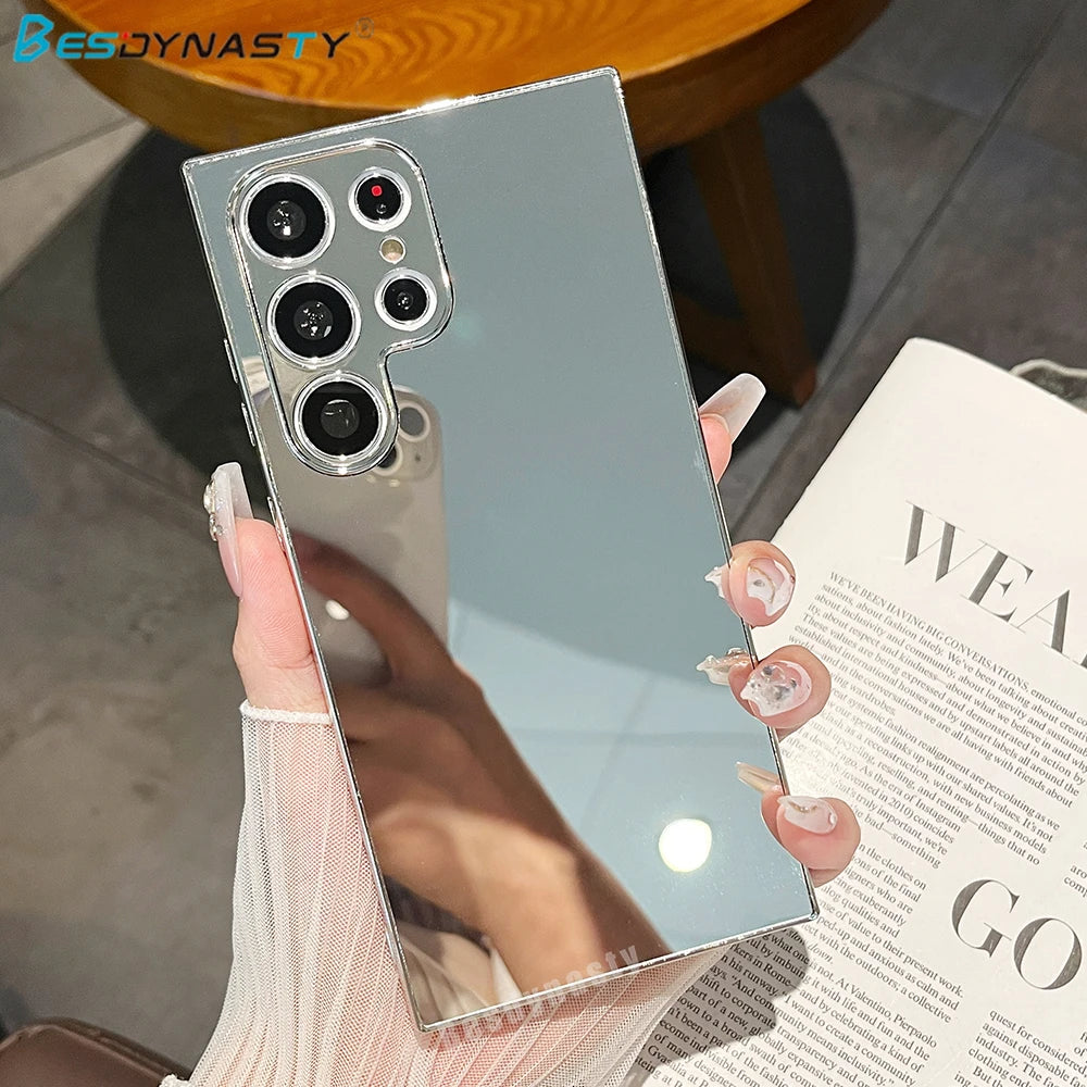 Spiegel Glanz Hülle für Samsung Galaxy S25 Ultra