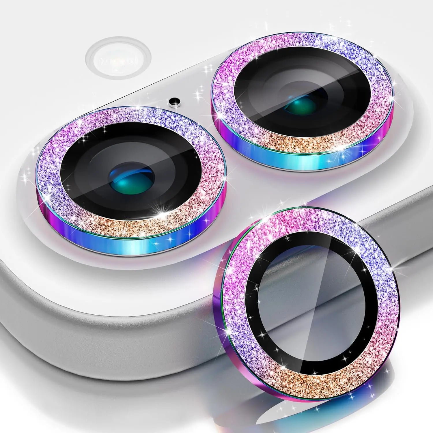 Bling Glitter Camera Protective Glass for iPhone 17