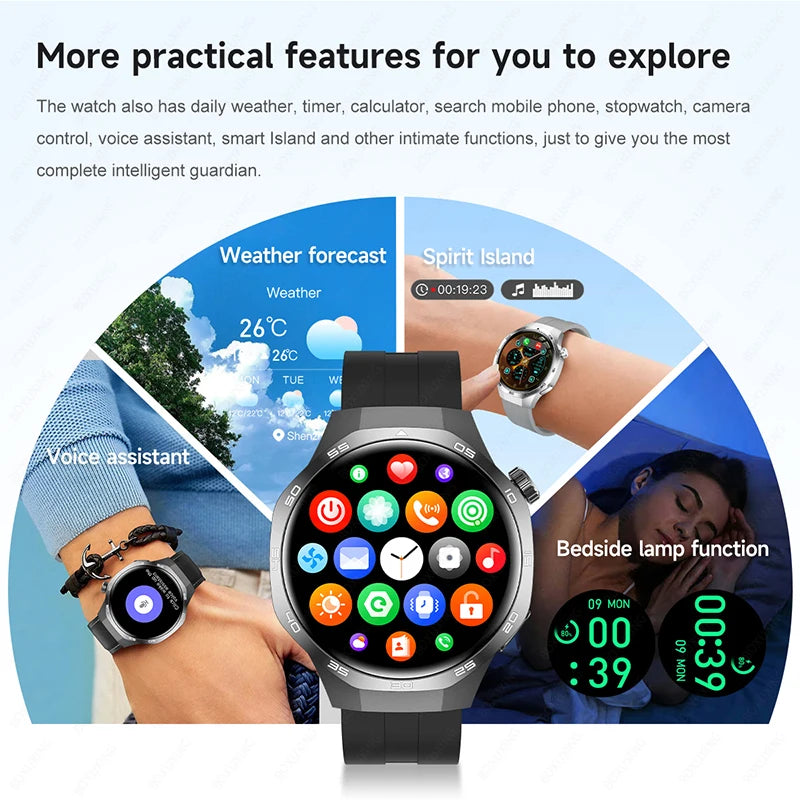 2025 Neue 5 MAX Smartwatch HD AMOLED GPS NFC Anruf