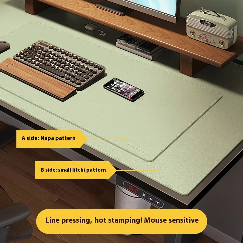 Großes Leder Mauspad Büro