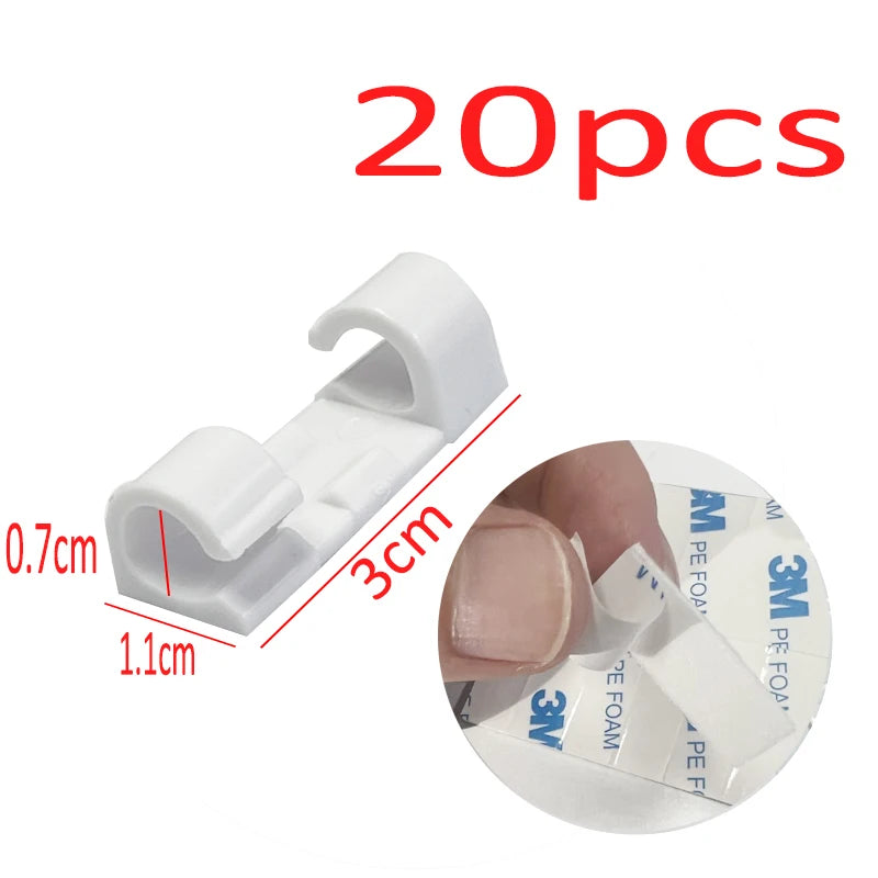 USB Kabelclips Selbstklebend für Ordnung Zuhause Büro