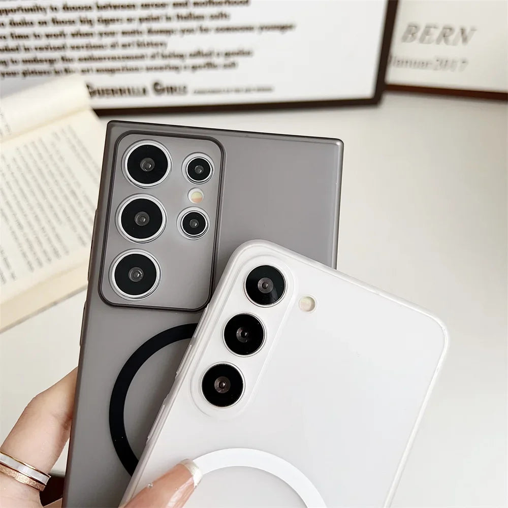 Matte Magnetische Hülle für Samsung Galaxy